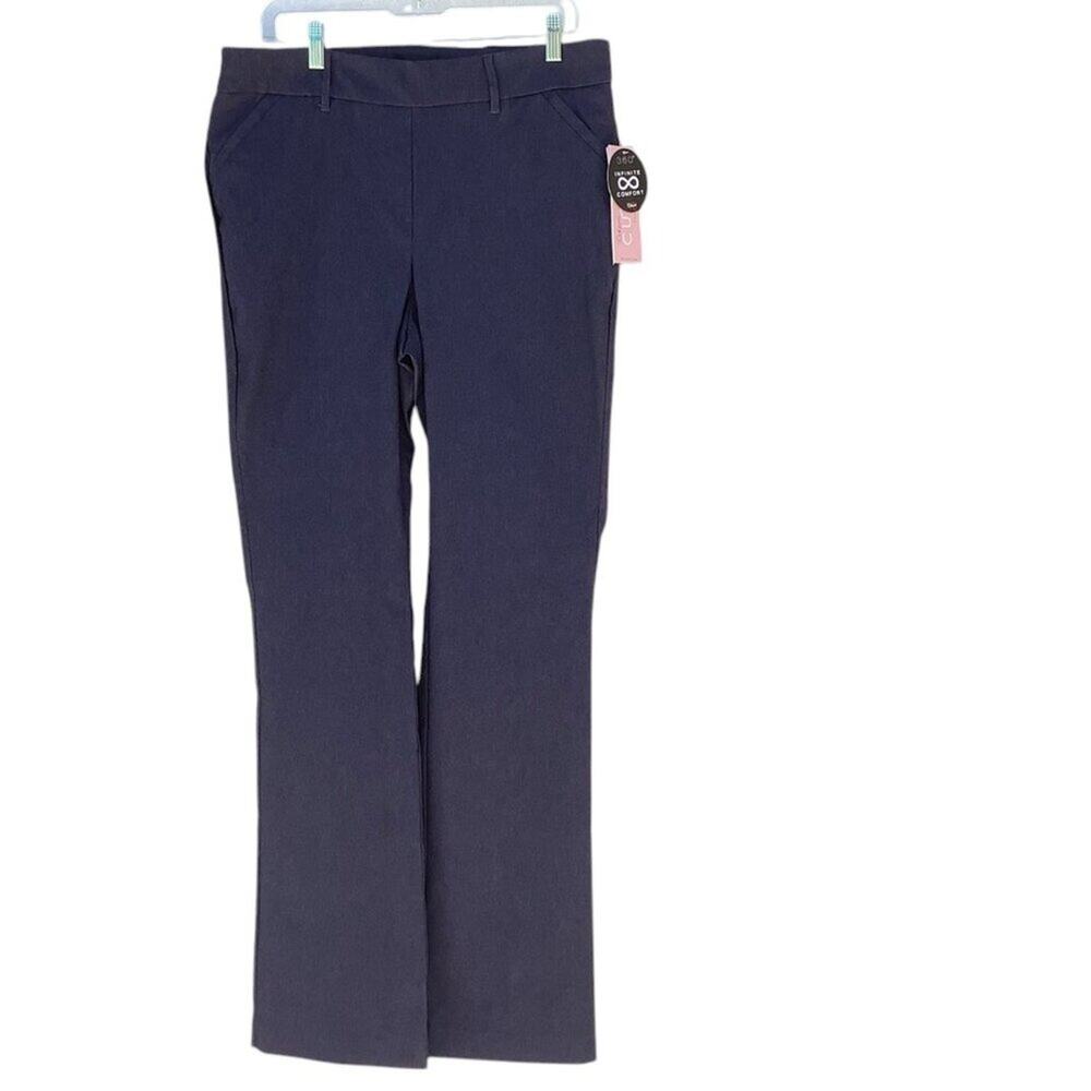 NWT Rekucci Curvy Pull-on Barely Bootcut Classic Pant Indigo Plus Size 14W Tall